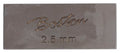 Boston BSSF-25 Bridge saddle slot file 5x 2cm - 2.5mm width