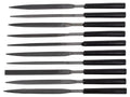 Boston NFS-10 Needle file set 160x4mm - 10 pcs