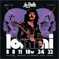 La Bella Tony Iommi Signature Elektrische gitaarsnaren Licht 0008-0011-0018-0024-0032-008