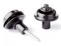 Dunlop: Strap Lock System With Screws, Flush Mounted, Black