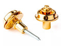Dunlop: Strap Lock System With Screws, Flush Mounted, Gold
