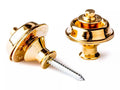 Dunlop: Strap Lock System With Screws, Dual, Gold