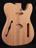 Boston ETT-2KYM Vintage body Teaser thinline model (made in Germany), 2 piece khaya mahogany