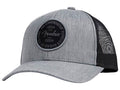 Fender Stratocaster 70th Anniversary badge hat, gray heather, one size
