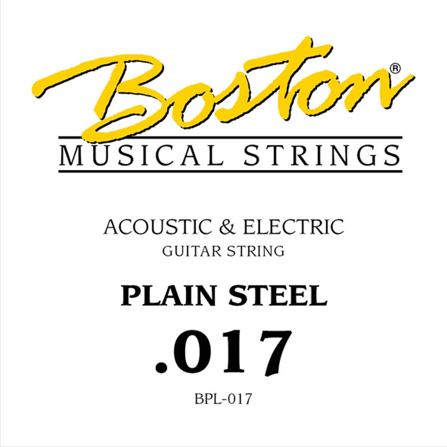 Boston BPL-017 .017 snaar, plain steel