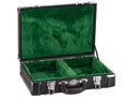 Boston BBC-4128-BK Universal briefcase with one internal spacer, black tolex with green plush, 41x28x9cm