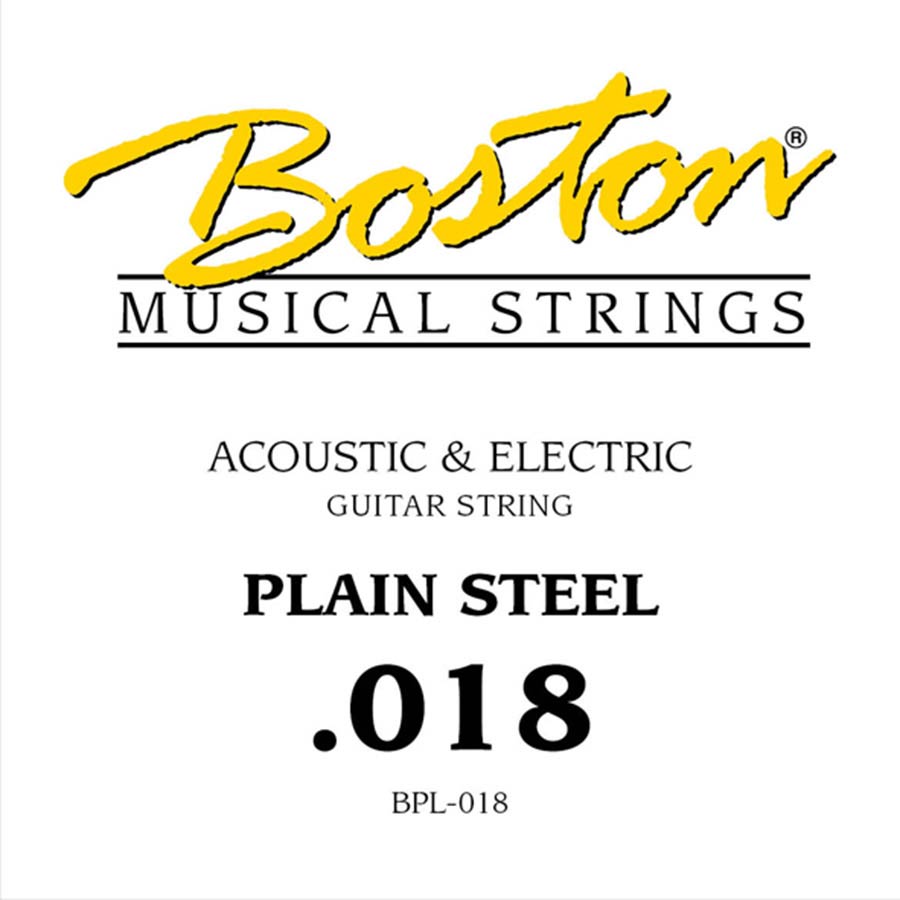 Boston BPL-018 .018 snaar, plain steel