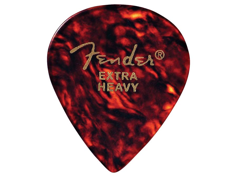 Fender 12 pcs 551 shape extra heavy guitar picks
