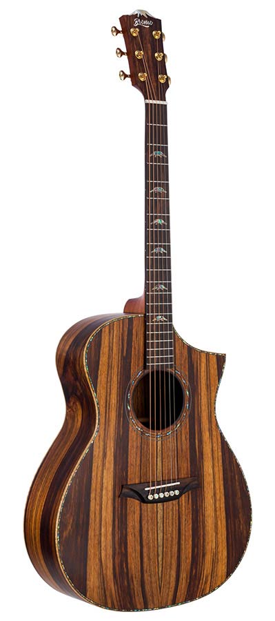 Bromo BAR4GCE Rocky Mountain Series Hillside Auditorium Elektro-akoestische Gitaar - Satin