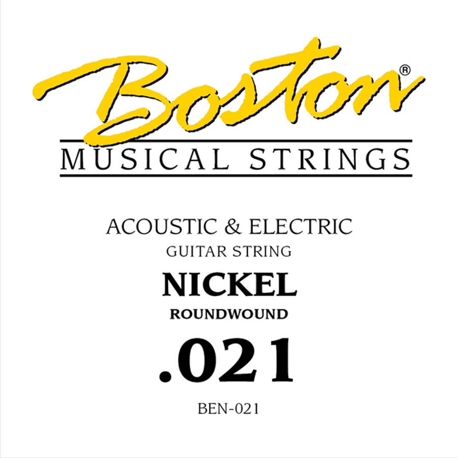 Boston BEN-021 .021 snaar, nickel roundwound