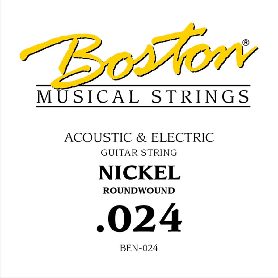 Boston BEN-024 .024 snaar, nickel roundwound