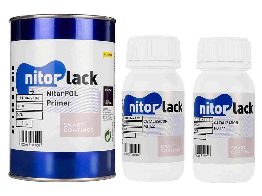 NitorLACK - N110062104 - polyurethane primer, clear - 1000ml can + 500ml hardener