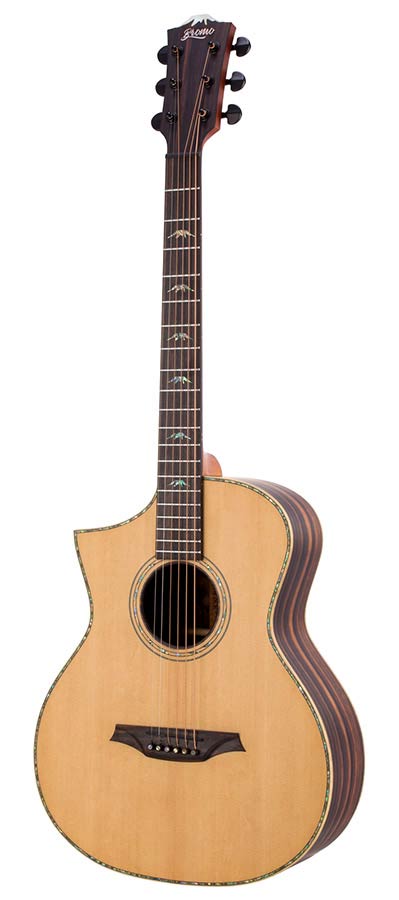 Bromo BAR5CEL Rocky Mountain Series Hillside Concert Elektro-akoestische Gitaar - Satin