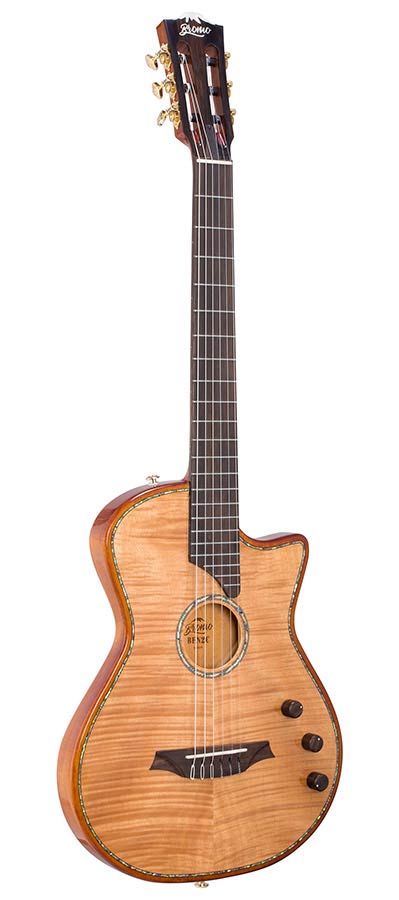 Bromo BEN2C Fusion Craft Series Elektrische Nylonsnarige Gitaar - Natural