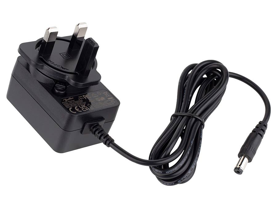 Boston BPS09/0500UK Voedingsadapter 9VDC 0.5A, negatieve middenpool, UK type