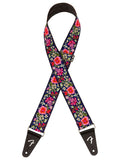 Fender mosaic jacquard strap, blue