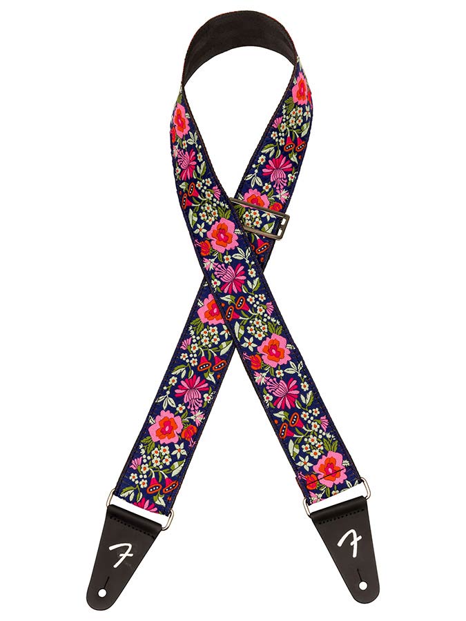 Fender mosaic jacquard strap, blue