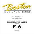 Boston CN-6-NT E-6 snaar voor klassieke gitaar, silverplated nylon, normal tension