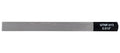 Boston GTNF-013 Gauged nut slotting file 0.013" (0.33mm) 150x12mm, 65Mn carbon steel HRC 35-55 hardness
