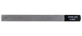 Boston GTNF-020 Gauged nut slotting file 0.020" (0.50mm) 150x12mm, 65Mn carbon steel HRC 35-55 hardness