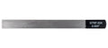Boston GTNF-024 Gauged nut slotting file 0.024" (0.60mm) 150x12mm, 65Mn carbon steel HRC 35-55 hardness