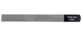 Boston GTNF-042 Gauged nut slotting file 0.042" (1.05mm) 150x12mm, 65Mn carbon steel HRC 35-55 hardness