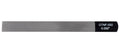 Boston GTNF-050 Gauged nut slotting file 0.050" (1.25mm) 150x12mm, 65Mn carbon steel HRC 35-55 hardness