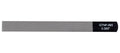 Boston GTNF-065 Gauged nut slotting file 0.065" (1.65mm) 150x12mm, 65Mn carbon steel HRC 35-55 hardness