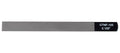 Boston GTNF-105 Gauged nut slotting file 0.105" (2.65mm) 150x12mm, 65Mn carbon steel HRC 35-55 hardness