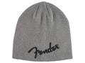 Fender logo beanie, charcoal heather gray, one size