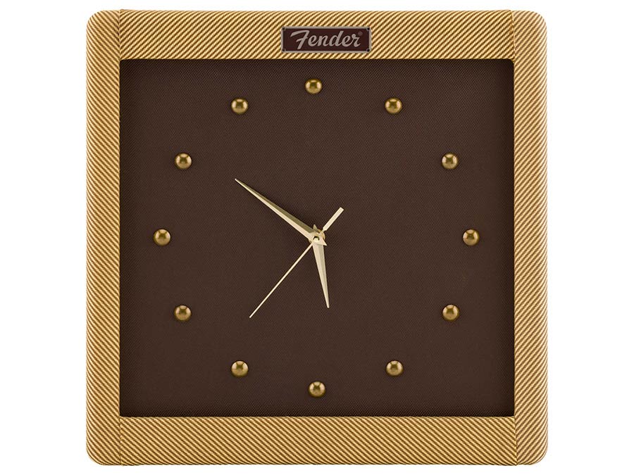 Fender tweed wall clock