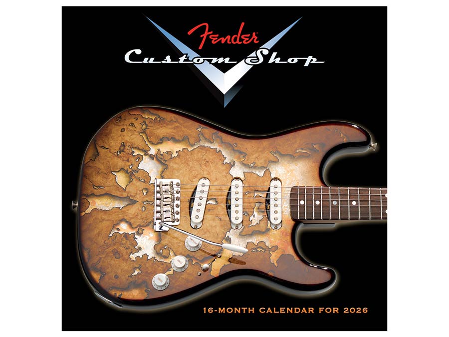 Fender 2026 Custom Shop calendar