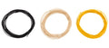Fender cloth wire, 22 awg, black, white, yellow, 15'