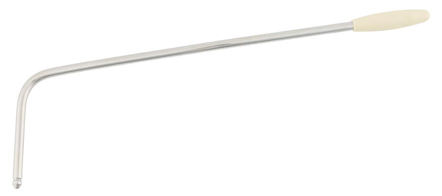 Fender Panorama tremolo arm, chrome with vintage white tip