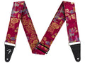 Fender satin Dragon strap, wine