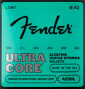 Fender string set electric, nickel plated steel, bullet end, 9-42
