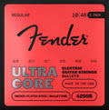 Fender string set electric, nickel plated steel, bullet end, 10-46, 3-pack
