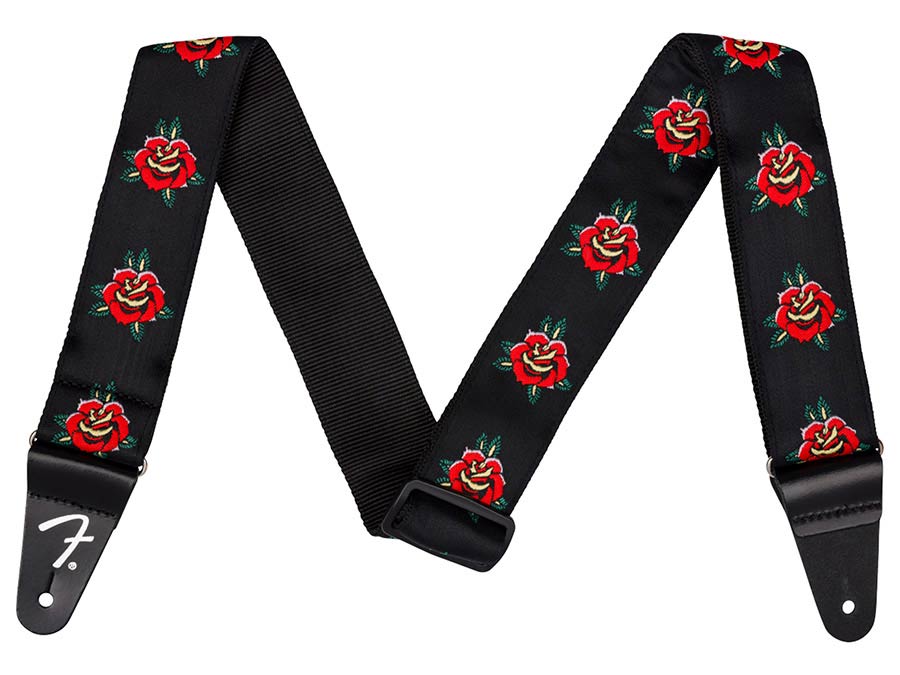 Fender guitar strap, red 2''