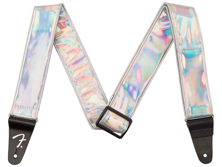 Fender guitar strap, iridescent 2"