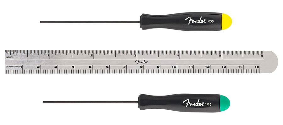 Fender ruler and drivers, combination set