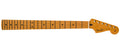 Fender satin roasted maple fat Stratocaster neck, 22 medium jumbo frets, 9.5'' radius, maple, u shape