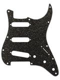 Fender pickguard Stratocaster SSS, hybrid glass/glitter, dark gray sparkle
