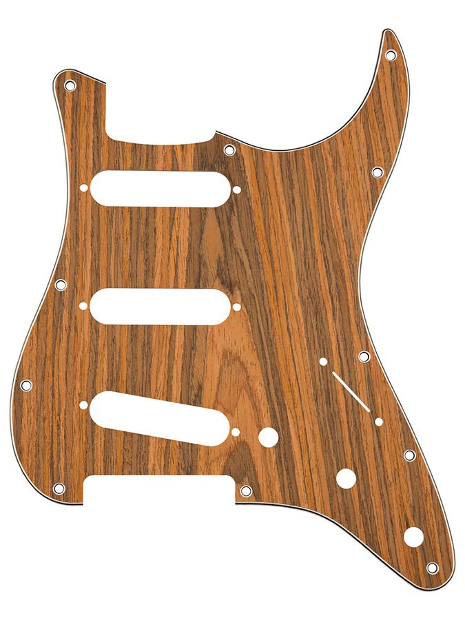 Fender pickguard Stratocaster SSS, rosewood