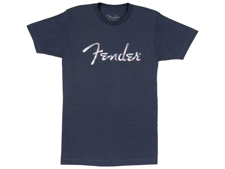 Fender galaxy logo, tee, indigo smoke, XL