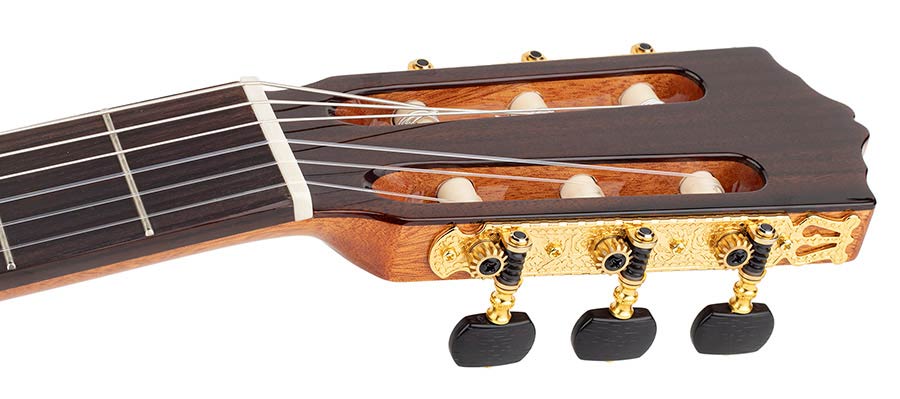 Salvador Cortez CS-60 Solid Top Concert Series Klassieke Gitaar Sparren – afbeelding 6