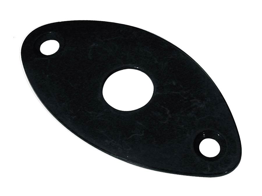 Boston JP-3-B Jack plate, football vorm, schuin metaal, zwart