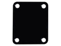 Boston NP-64-B Halsplaat, 64,2x51mm, rechthoekig, zwart