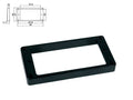 Boston HPF-02-TBK Pickup ring, humbucker, flat, black, plastic, height: 10,0-11,7mm, high