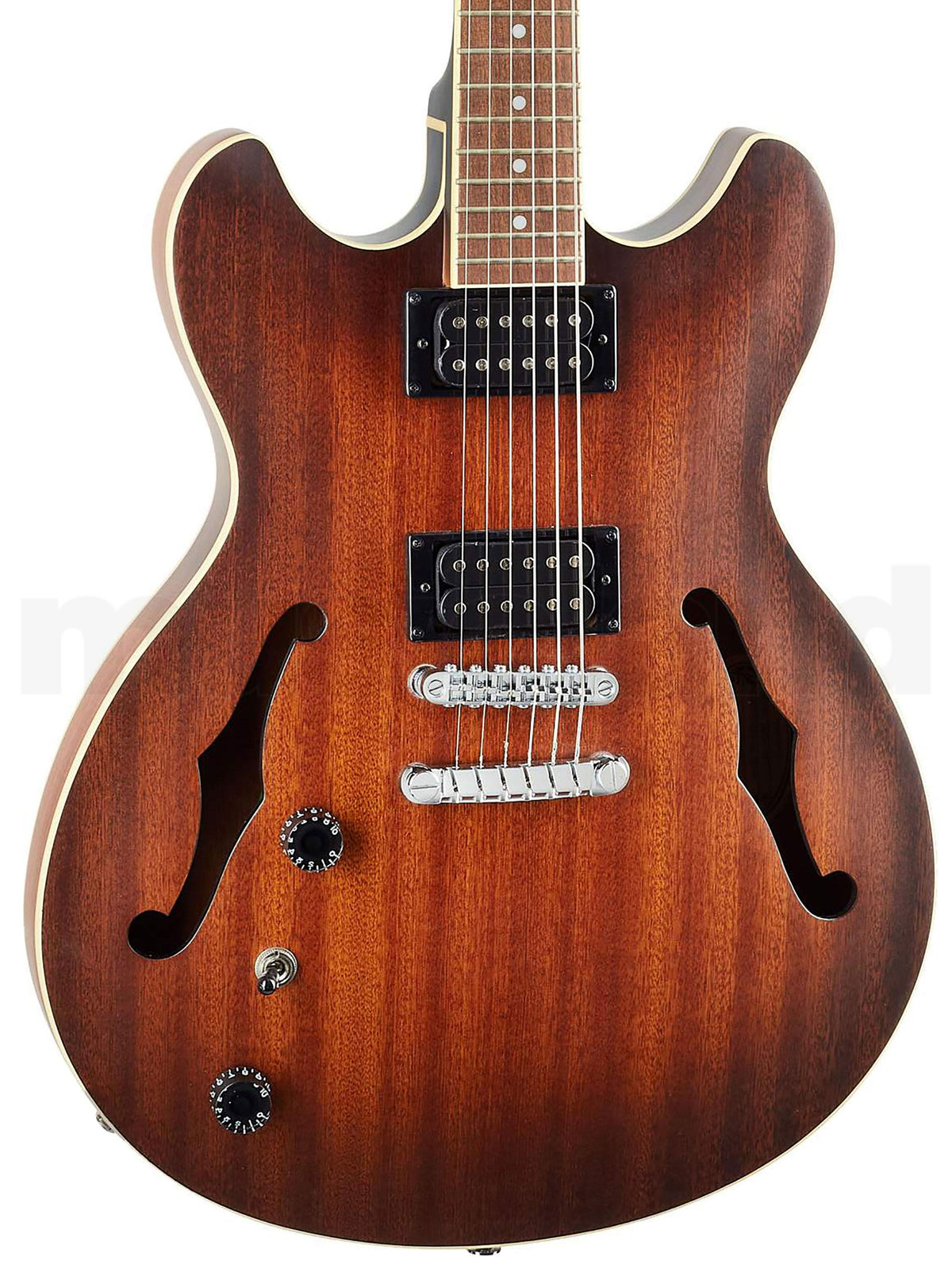 Ibanez AS53L-TF – Linkshandige semi-hollow elektrische gitaar – Tobacco Flat
