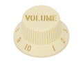 Boston KI-240-V Bell knob, Stallion, ivory, volume, metric, fits 18 coarse knurl (Alpha) incl. Japan